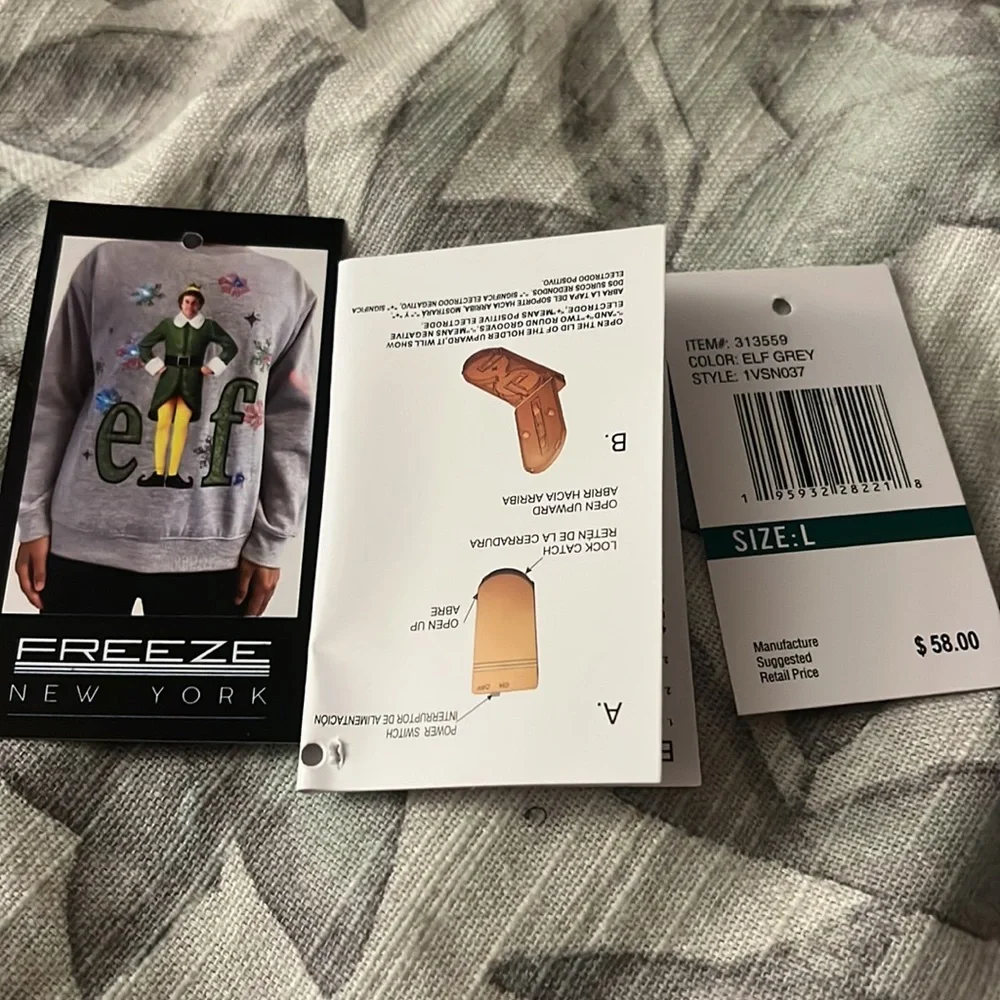 ELF Christmas Sweater - Picture 3 of 3